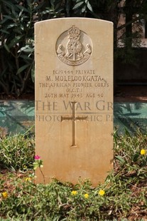 BEIRUT WAR CEMETERY - MOLELOOKGATA, M